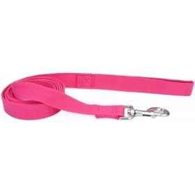 Coastal Pet New Earth Soy Dog Lead Fuchsia - 6 feet x 5/8"W