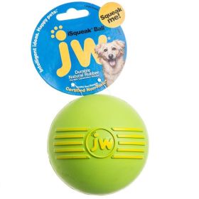 JW Pet iSqueak Ball - Rubber Dog Toy - Medium - 3" Diameter