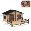 Dog House- Natural Wood